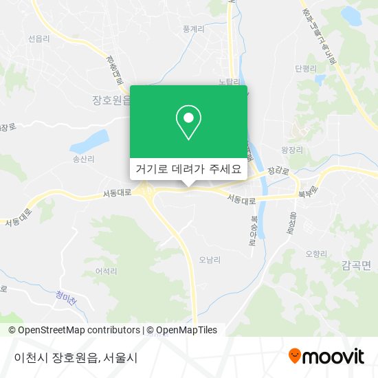 이천시 장호원읍 지도