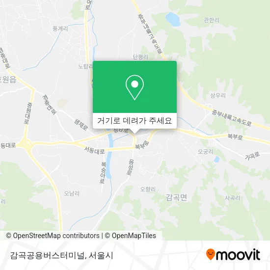 감곡공용버스터미널 지도