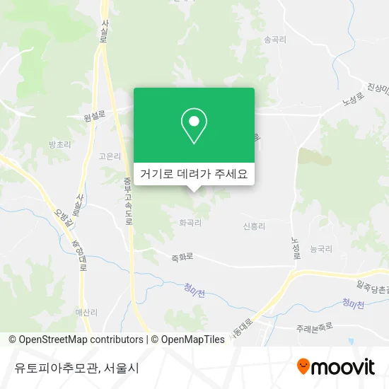 유토피아추모관 지도