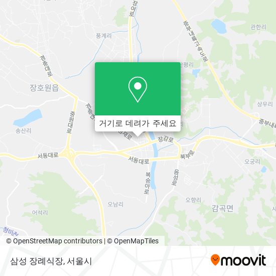 삼성 장례식장 지도