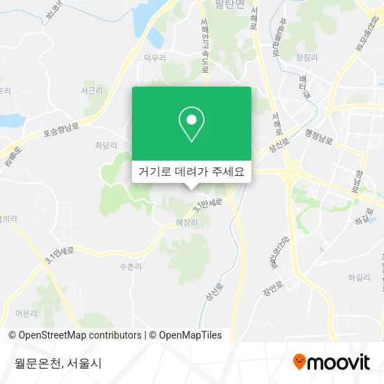 월문온천 지도