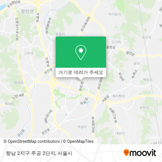 향남 2지구 주공 2단지 지도