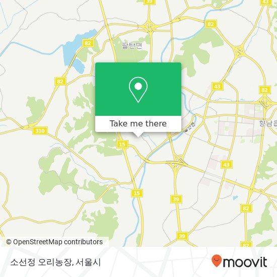 소선정 오리농장 지도