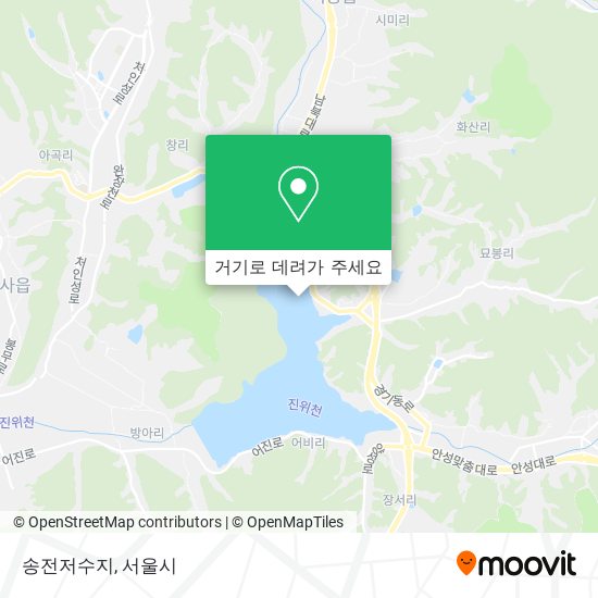 송전저수지 지도