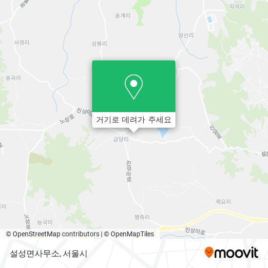 설성면사무소 지도