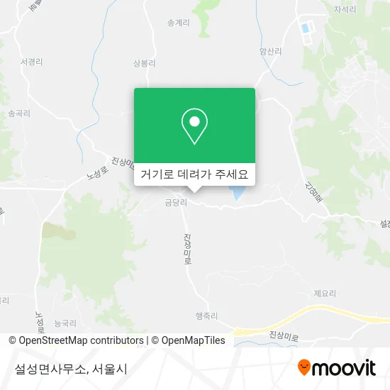 설성면사무소 지도