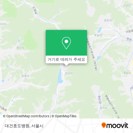 대건효도병원 지도