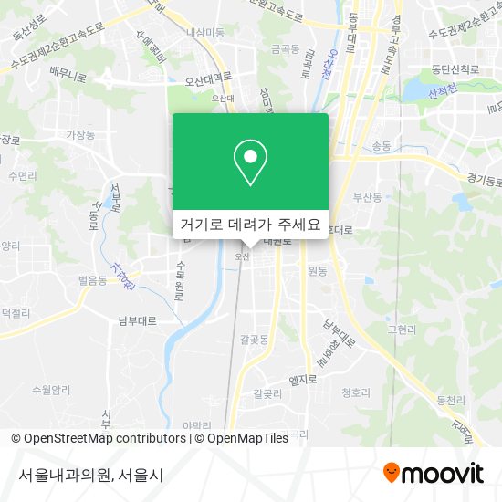 서울내과의원 지도