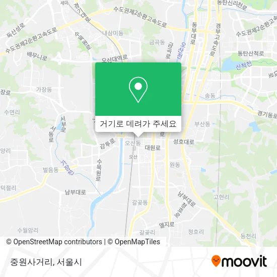 중원사거리 지도