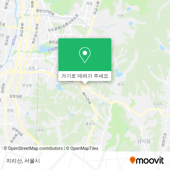 지리산 지도