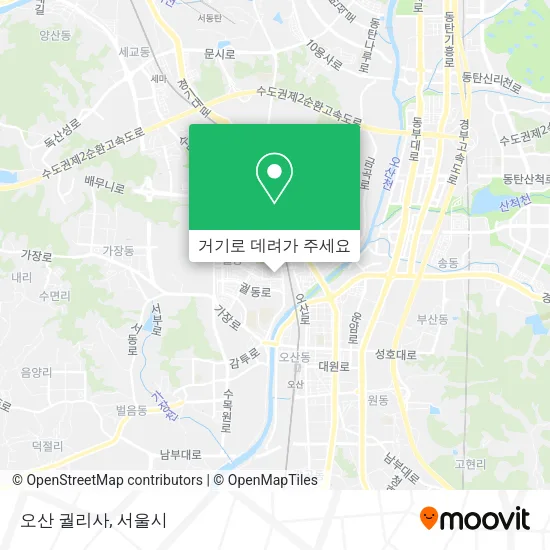 오산 궐리사 지도