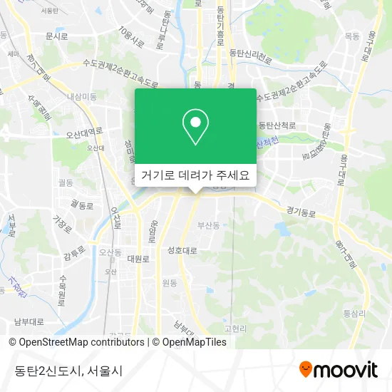 동탄2신도시 지도
