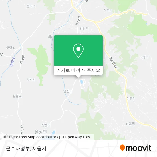 군수사령부 지도