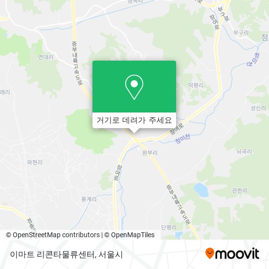 이마트 리콘타물류센터 지도