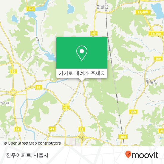 진우아파트 지도