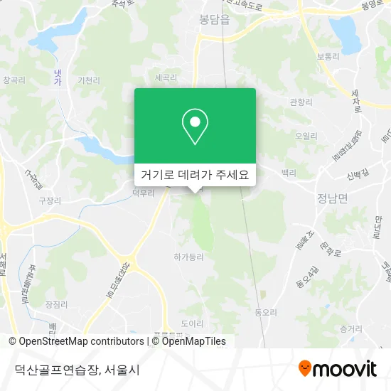 덕산골프연습장 지도