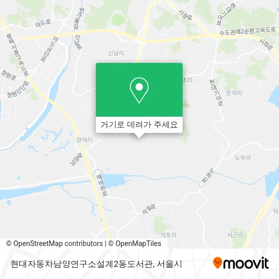 현대자동차남양연구소설계2동도서관 지도