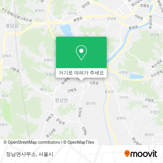 정남면사무소 지도
