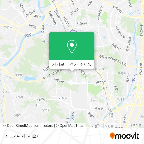 세교4단지 지도
