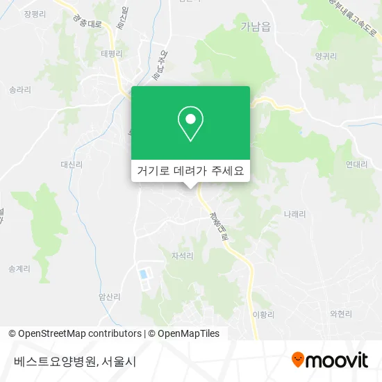 베스트요양병원 지도