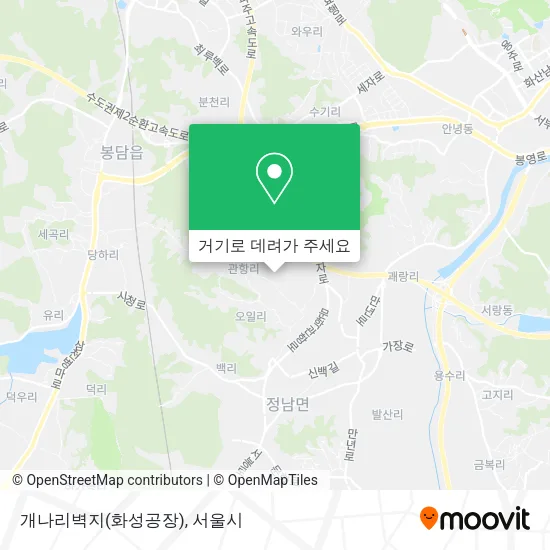 개나리벽지(화성공장) 지도