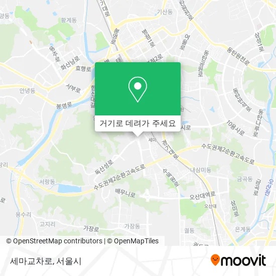 세마교차로 지도