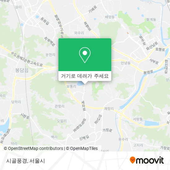 시골풍경 지도