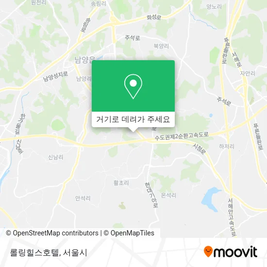 롤링힐스호텔 지도