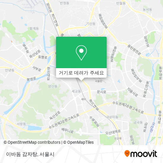 이바돔 감자탕 지도