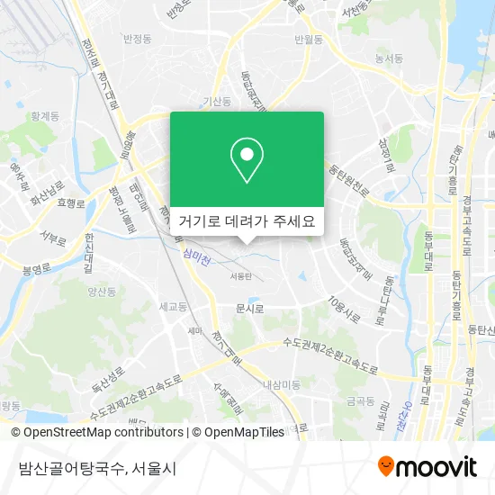 밤산골어탕국수 지도
