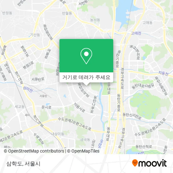 삼학도 지도