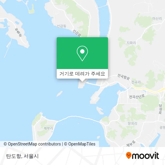 탄도항 지도