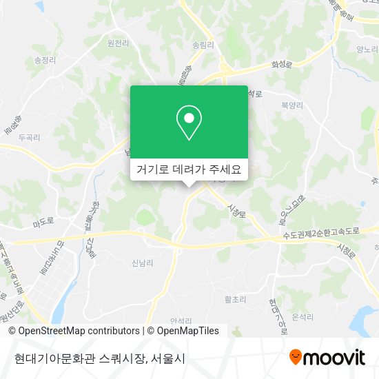 현대기아문화관 스쿼시장 지도