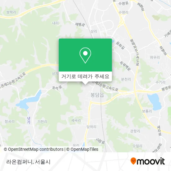 라온컴퍼니 지도