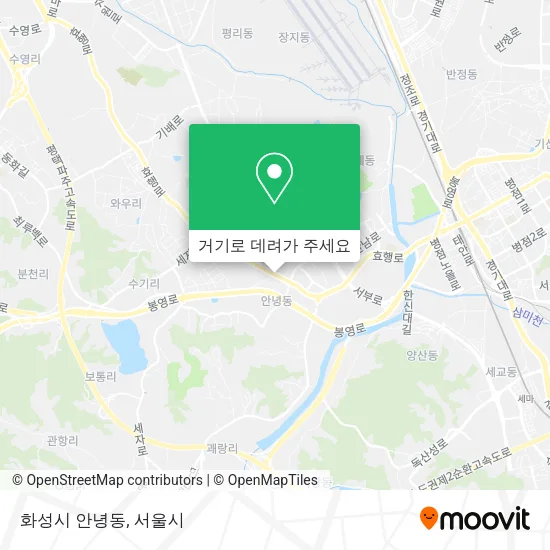 화성시 안녕동 지도