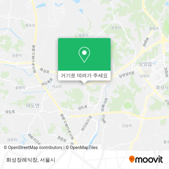 화성장례식장 지도