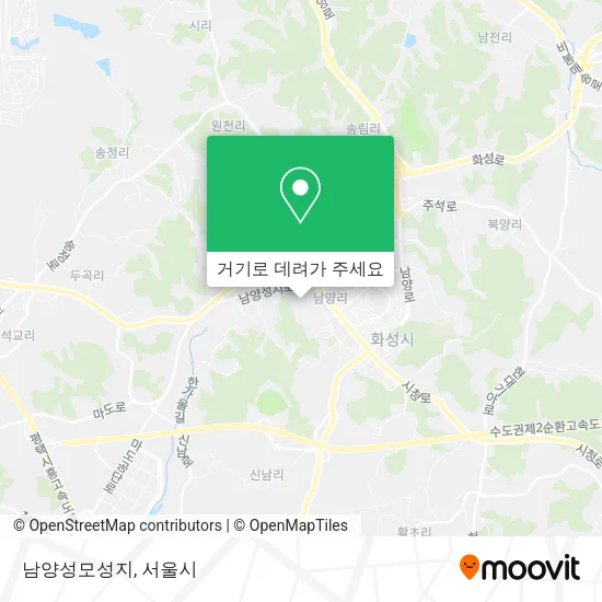 남양성모성지 지도
