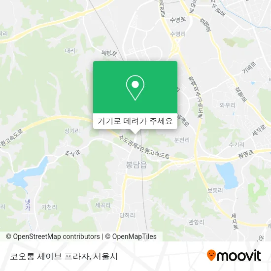 코오롱 세이브 프라자 지도