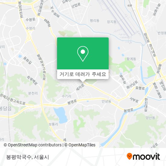 봉평막국수 지도