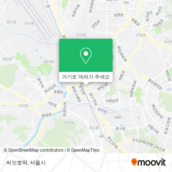 씨앗호떡 지도