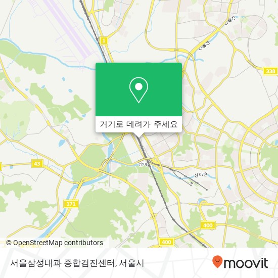 서울삼성내과 종합검진센터 지도