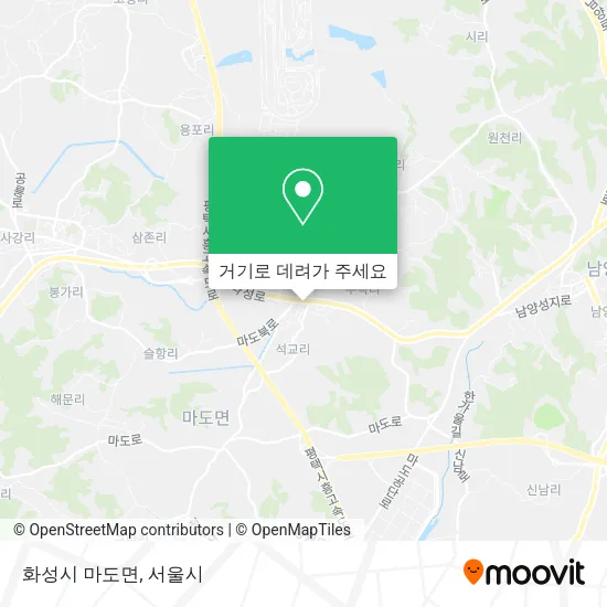 화성시 마도면 지도