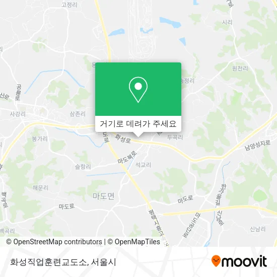 화성직업훈련교도소 지도