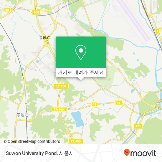 Suwon University Pond 지도