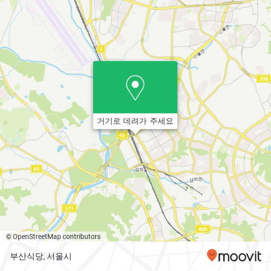 부산식당 지도