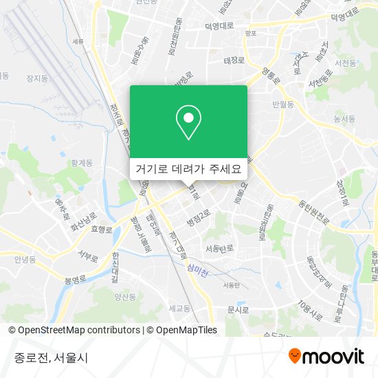 종로전 지도