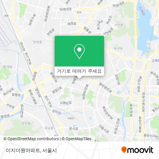이지더원아파트 지도