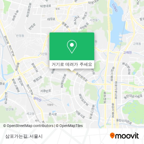 삼포가는길 지도
