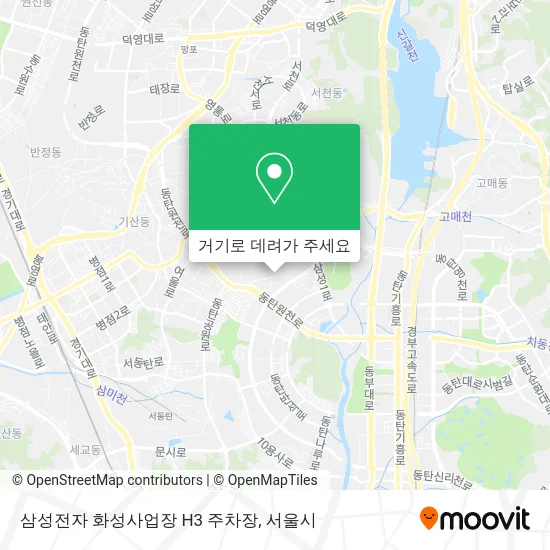 삼성전자 화성사업장 H3 주차장 지도