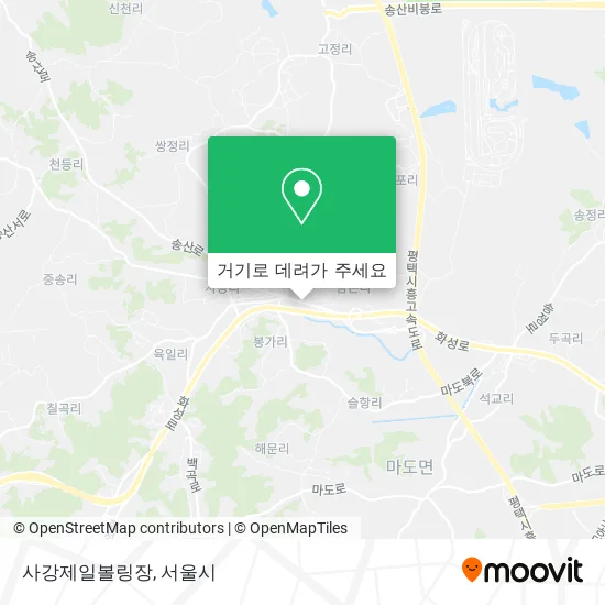 사강제일볼링장 지도